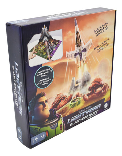 Disney Lightyear Blast Off Blitz Juego De Mesa Mattel Games