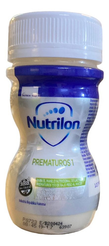 Nutricia Bagó Nutrilon leche de fórmula líquida prematuros 1 botella 70ml 6 unidades