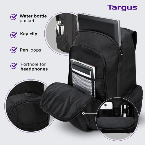 Mochila Para Computadora Portátil Targus De 16 Pulgadas, Se
