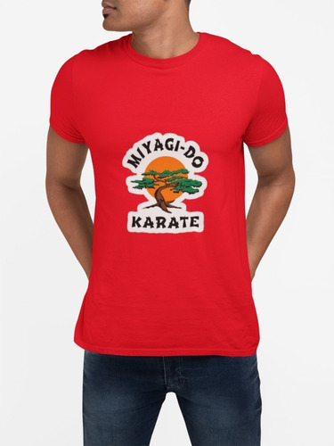 Polera Unisex Karate Kid Miyagi-do Cobra Kai Algodon Estampa
