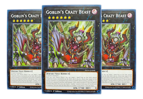 Yugi-oh! Goblin's Crazy Beast Phni-en048 Comun