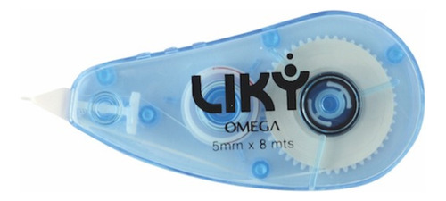 Corrector Cinta Omega Liky 8mts. Serviciopapelero