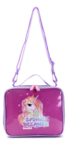 Lunchera Termica Skora Unicornio Pvc Escolar Colonia Nena