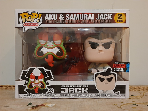 Funko Pop Aku & Samurai Jack 2 Pack (2019 Fall Convention)