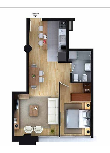 Imagen 11 de 12 de Apartamentos De 1, 2 Y 3 Dormitorios En Altos Del Libertador