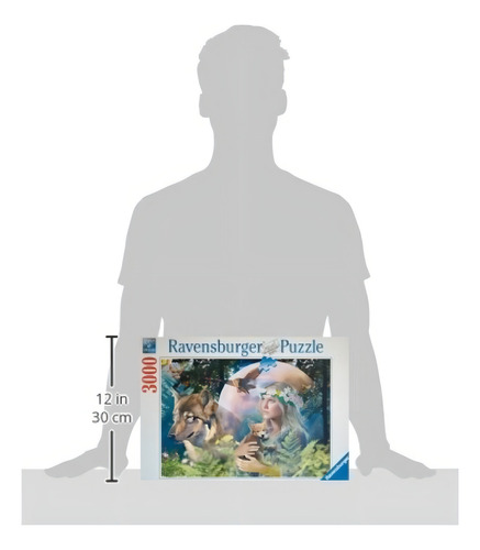 Rompecabezas Ravensburger 3000 Nina Del Lobo