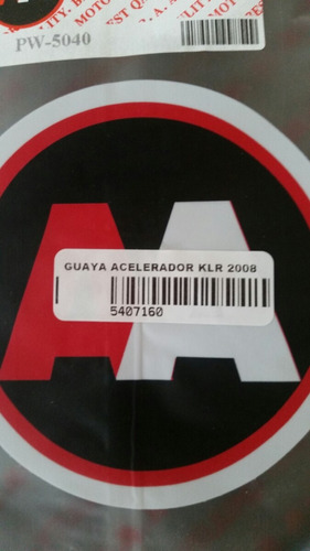 Guaya Acelerador Klr Importada Reforzada