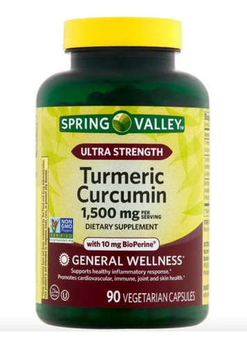 Turmeric Curcumin -curcumina - Unidad a $1500