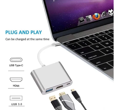 Adaptador hdmi para samsung s10 hotsell