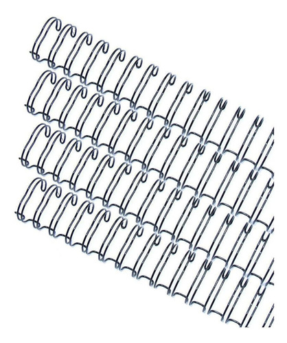 Kit Wire-o 2x1 Preto 5/8 - 3/4 - 7/8 - 1 (25un Cada) 100un