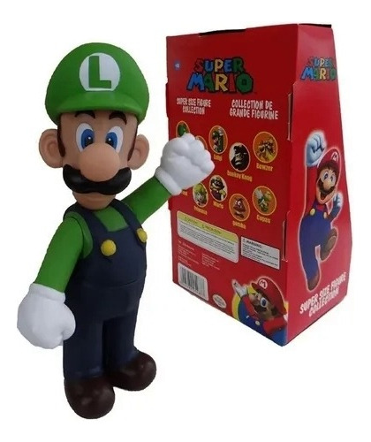 Boneco Original Coleção Luigi Super Mario Bros 