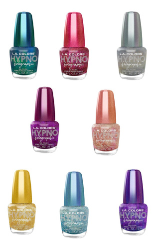 17 Esmaltes De Uñas Hyno Holographic  La Colors