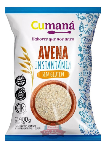 Avena Instantanea X400gr Sin Tacc Cumaná