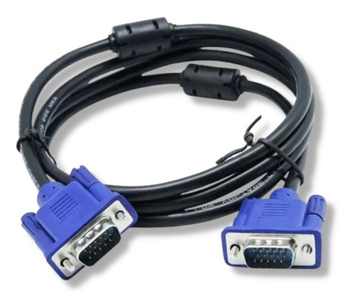 Cable Vga A Vga Macho Para Monitores Proyectores De 1.5 Mts