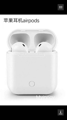 AirPods Con Su Caja Cargador Portátil