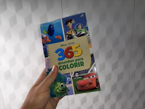 Livro 365 Desenhos Para Colorir Disney Pixar Culturama