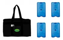 Comprar Bolsa Térmica 9 Litros + 4 Gelos Reutilizáveis De 500 Ml
