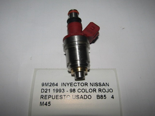 Inyector Nissan D21 1993 - 98 Color Rojo