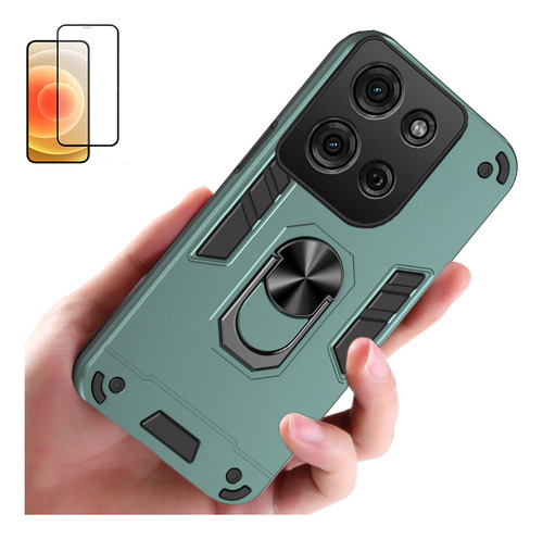 Funda Para Moto Edge 60 Pro Fusion 5g Sargento Valiente+mica
