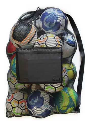 Bolsa De Malla Extragrande Para Balones De Fútbol, Vari.