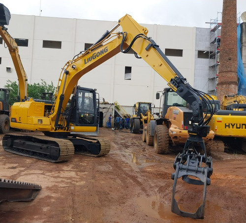 Escavadeira Liugong 915e 2021 Com Garra E Rotator Florestal