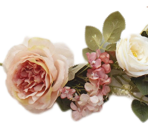 Flor Decorativa Swag Garland Swag Decorativo Floral 40cm