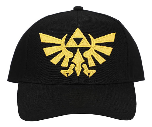 Nintendo Legend Of Zelda Hyrule Símbolo Bordado Gorra Negra