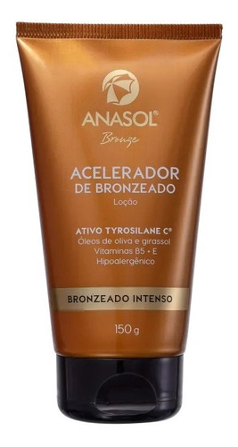 Kit 4 Autobronzeador Loção Anasol Bronzeado Sem Sol 150g