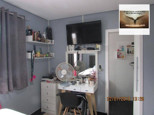 Imagem 25 de 30 de Sobrado Com 3 Dormitórios,04 Vagas De Garagem À Venda, 120 M² Por R$ 480.000 - Vila Linda - Santo André/sp - So0231