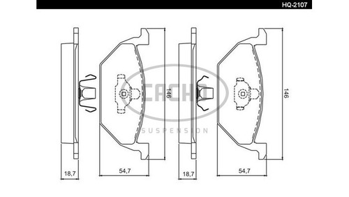 Pastilla De Freno Del P/ Seat Toledo/leon 2.0td S/sensor 02/