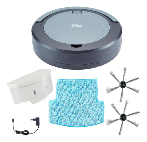 Robô Aspirador Wap Robot W95 - Modelo Cor Cinza-preto 127/220V