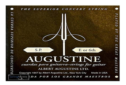 Augustine Augblk-6e - Cuerdas De Guitarra Clsica De Bronce 8