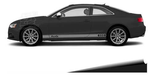 Calco Audi A5 2007 2011 Coupe Alm Juego Gris Plata