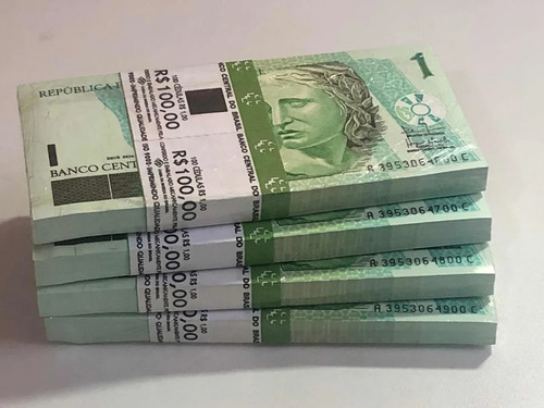 2 (duas) Notas De 1 Real Antigas. Novinhas = Frete Grátis