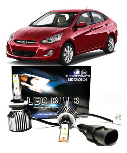 Par Ampolletas Turboled Neblinero Hyundai Accent Rb