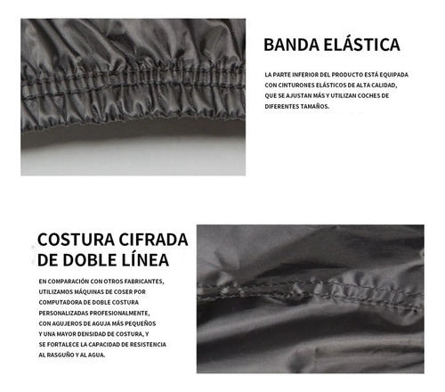 Funda De Bicicleta Impermeable Carpa Cobertor Con Elasticos