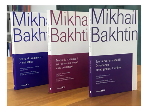 Coleção - Teoria Do Romance (3 Volumes), De Mikhail Bakhtin. Editora Editora 34, Capa Mole, Edição 1 Em Português, 2020