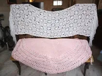Comprar Chales Tejidos A Mano  Crochet Hermosísimos (precio X Los 2)