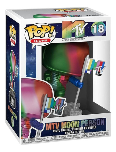 Funko Pop! Icons Mtv - Rainbow Moon Person #18