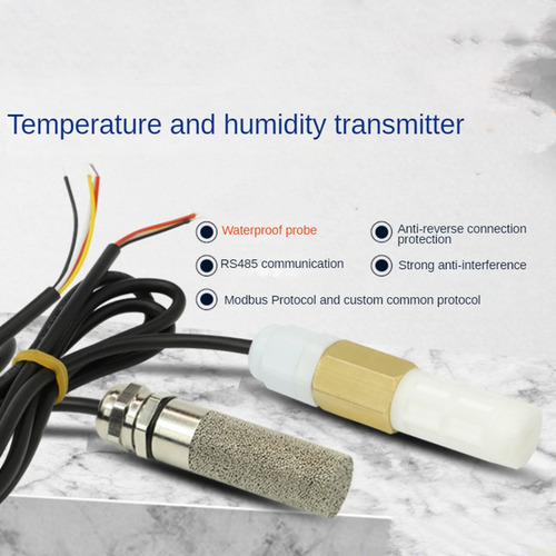 Transmissor De Temperatura E Umidade Dc5-28v Rs485 Modbus Xy