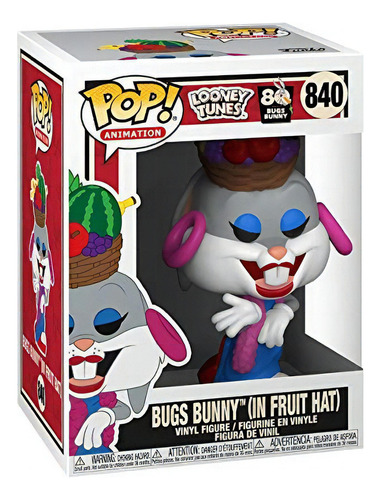 Funko Pop Looney Tunes - Bugs Bunny In Fruit Hat #840