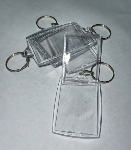 Imagen 3 de 4 de Llaveros Acrílicos Para Fotos Rectangulares (4,5x3 Cm)