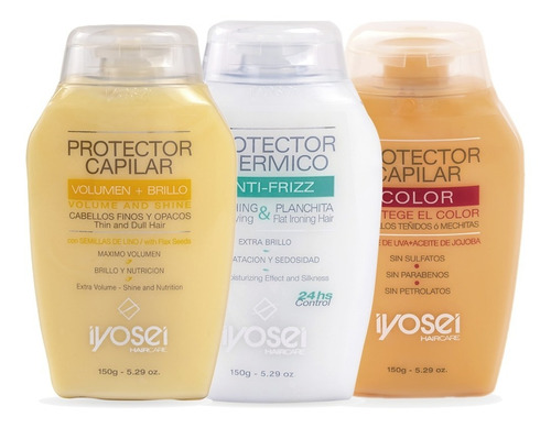 Protector Thermico Antifrizz + Color + Volumen (pack 3x2)