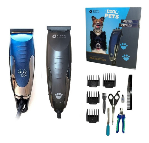 Imagen 2 de 7 de Maquina Cortar Pelo Perros Cortadora Canina + Accesorios !!
