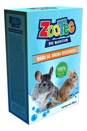 Arena Chinchillas Baño Roedores Hamsters Zootec