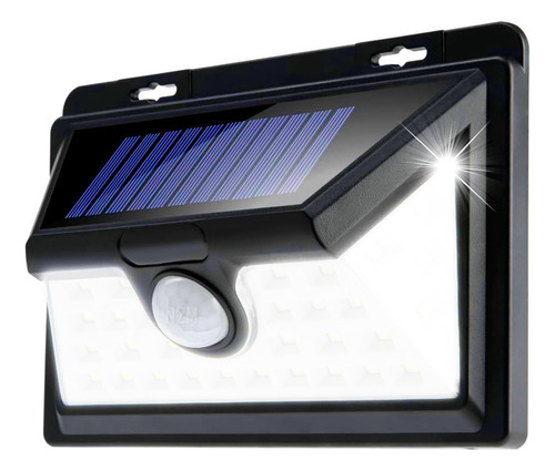 Reflector Solar 5w 20 Leds Con Sensor Movimiento Lampara Jardin Color de la carcasa Negro Color de la luz Blanco frío