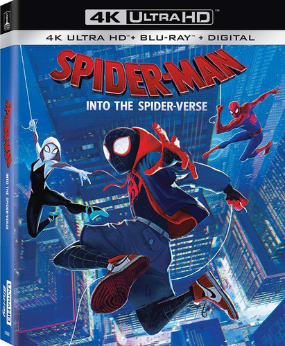 Spider-man Into The Spider-verse 4k Ultra Hd + Blu-ray Nuevo