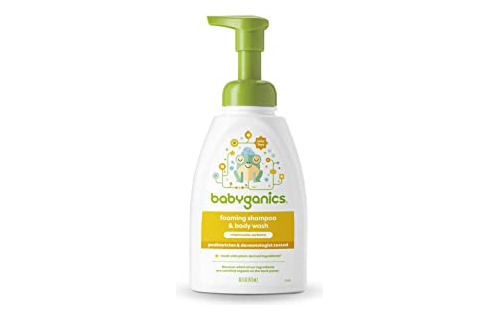 Shampoo Y Gel De Baño Para Bebés Babyganics, 16 Oz 