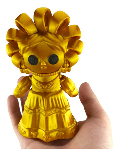 Figura De La Muñeca Lele Articulada Otomí Impresa En 3d 