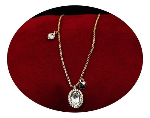 Collar Dije Cadena Oro 18k Mujer Dama Regalo Diamantes Lujo